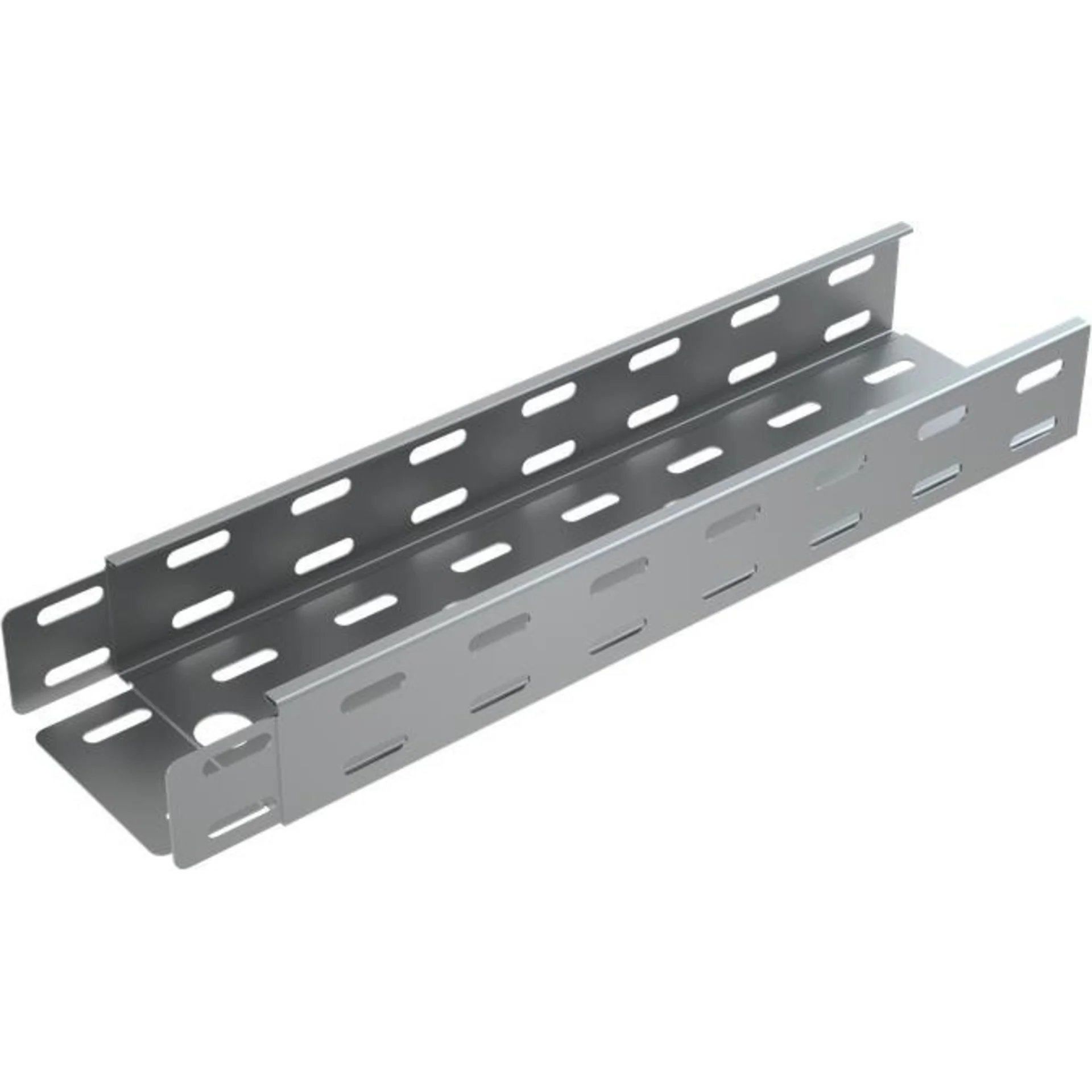 Лоток листовой перфорированный 100х50 L3000 сталь 0.55мм "БЫСТРЫЙ МОНТАЖ" LP50-100-0.55-3000 КМ LO0603