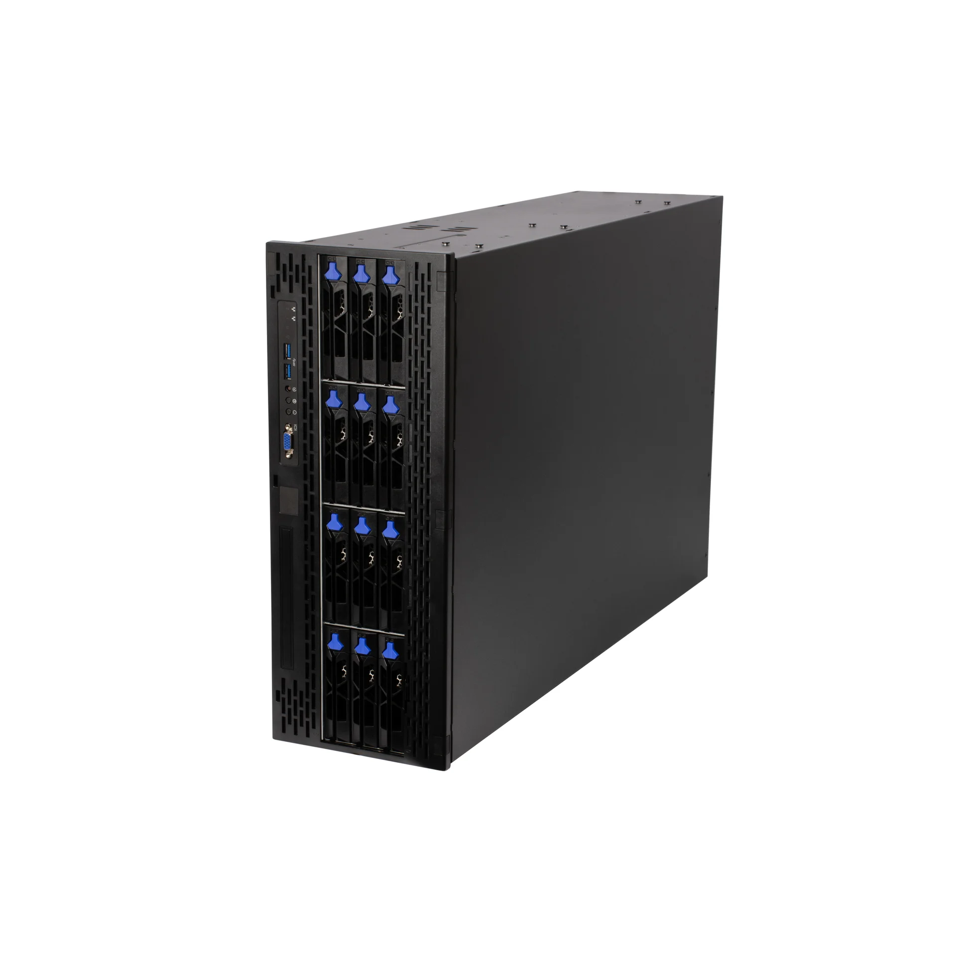Серверная платформа SNR-STR4404LSG, 4U Tower, Scalable Gen4,5, DDR5, 12xHDD, 4GPU, резервируемый БП