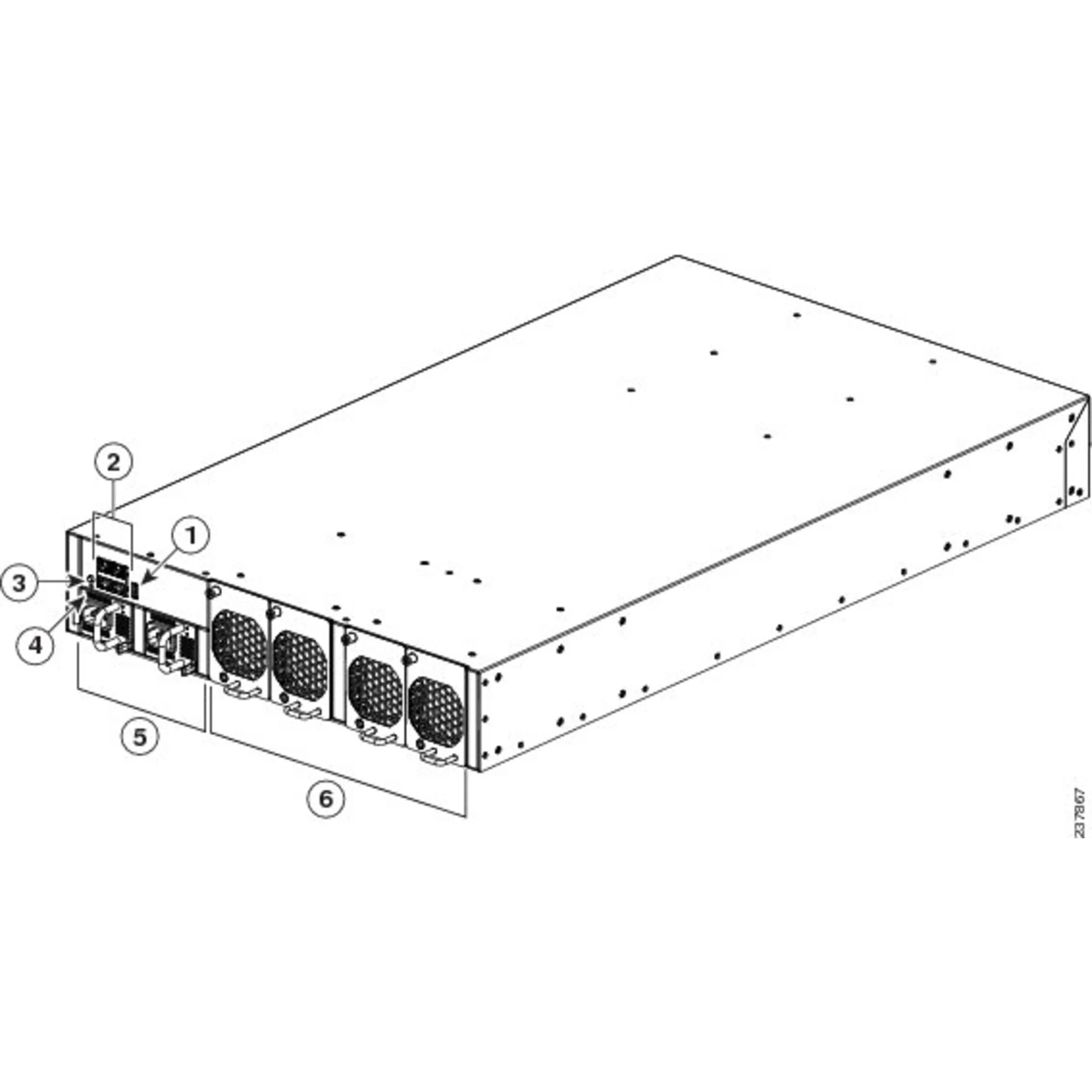 Коммутатор Cisco Nexus N5K-C5596UP-FA