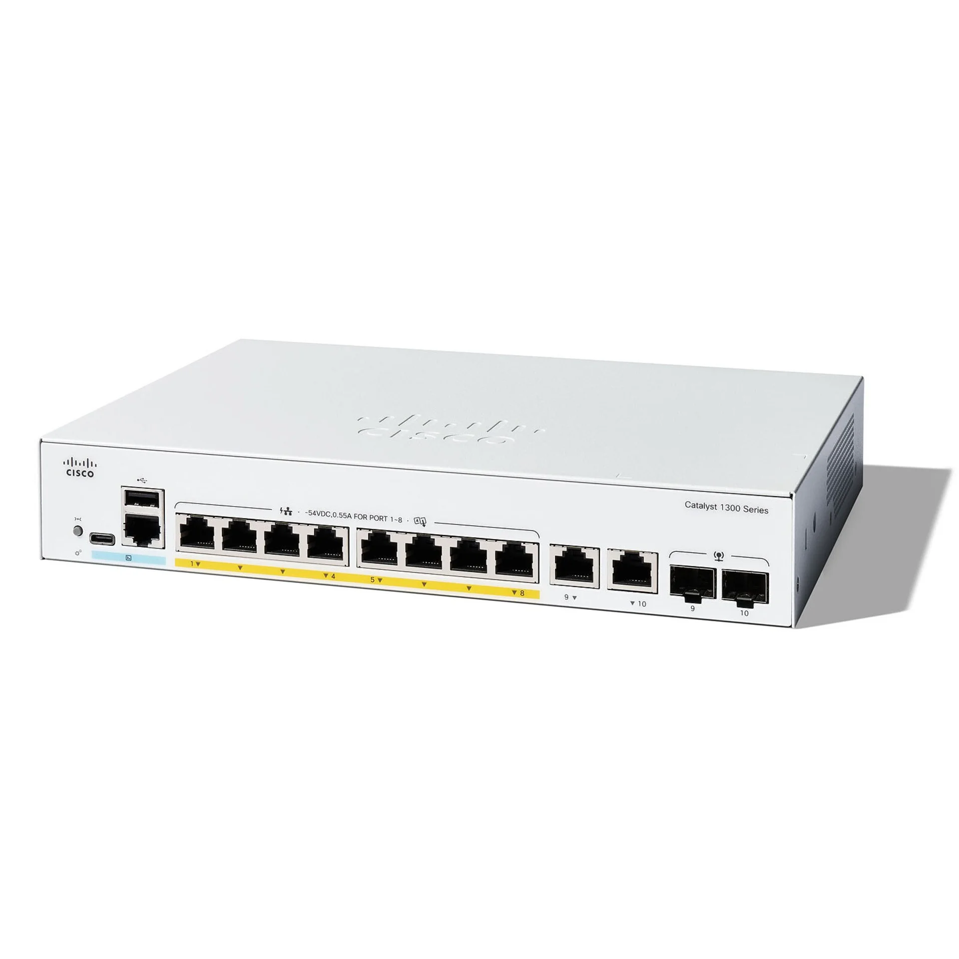 Коммутатор Cisco Catalyst C1300-8FP-2G
