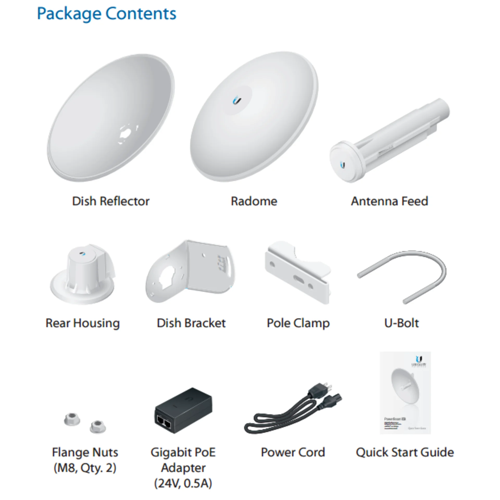 Беспроводной мост Ubiquiti PowerBeam 5AC-500