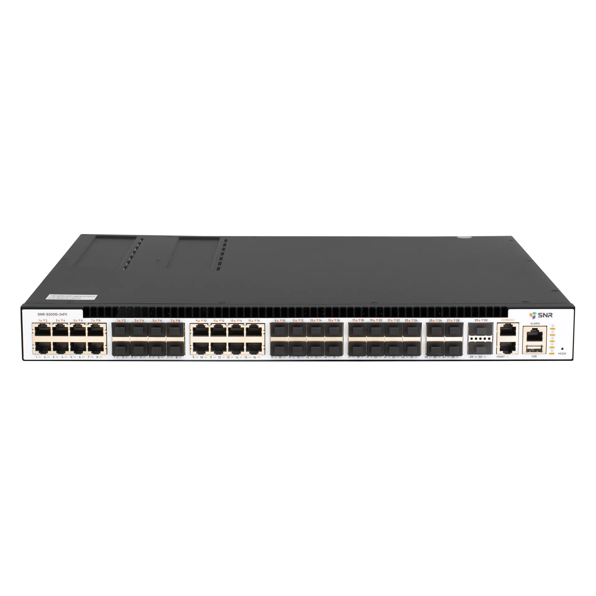 Управляемый коммутатор уровня 3 SNR-S300G-24FX без блоков питания