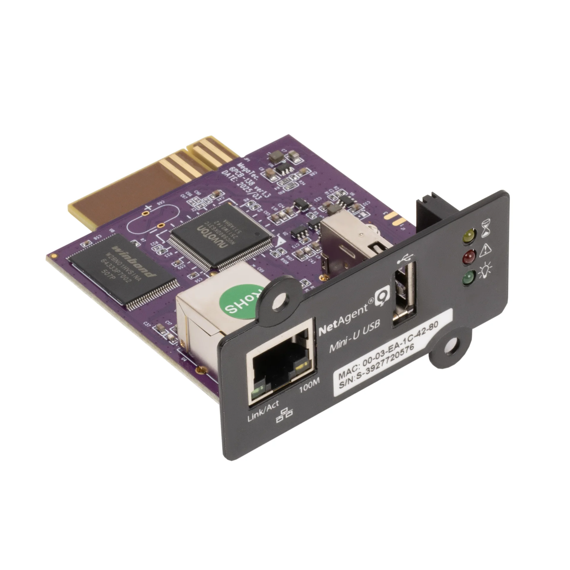 Модуль удаленного мониторинга SNMP DS807 для ИБП