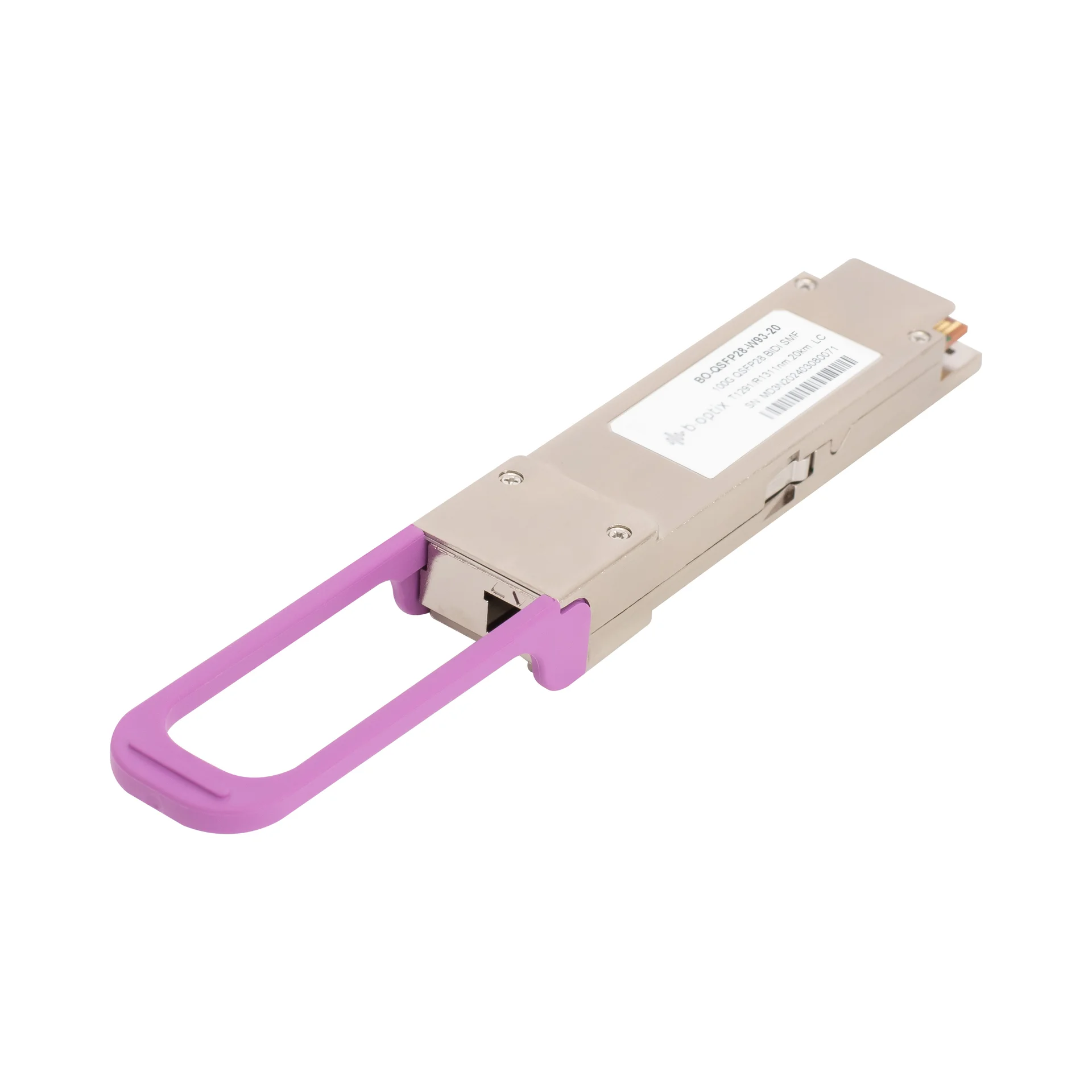 Модуль B-OptiX, QSFP28 100GBASE, BiDi, 1291нм, разъем LC дальность до 20км