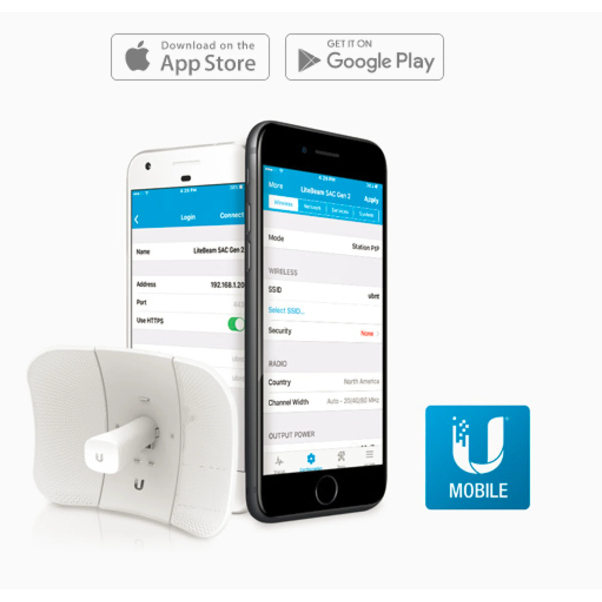 Беспроводной мост Ubiquiti LiteBeam 5AC Gen2, 5GHz, 23dBi