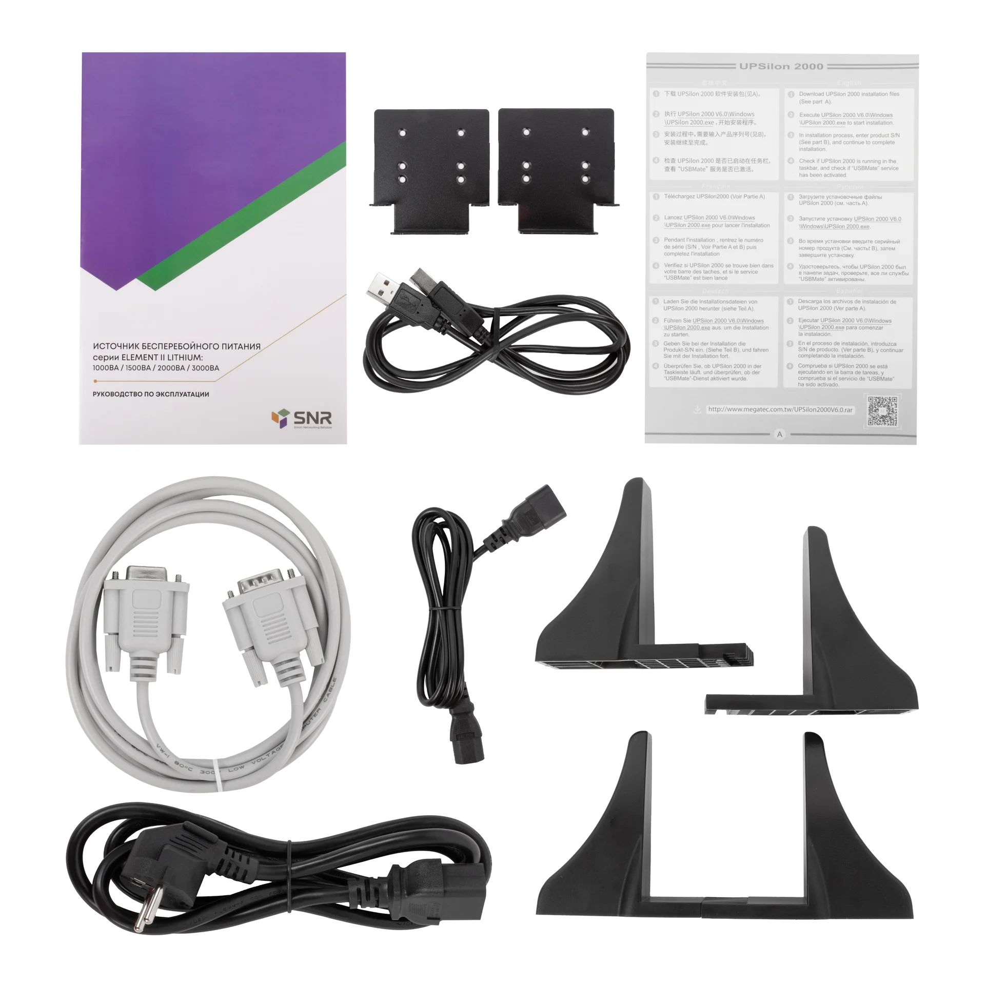 Источник бесперебойного питания онлайн SNR ELEMENT II(Li) 3кВА/3кВт, 76.8В/9Ач