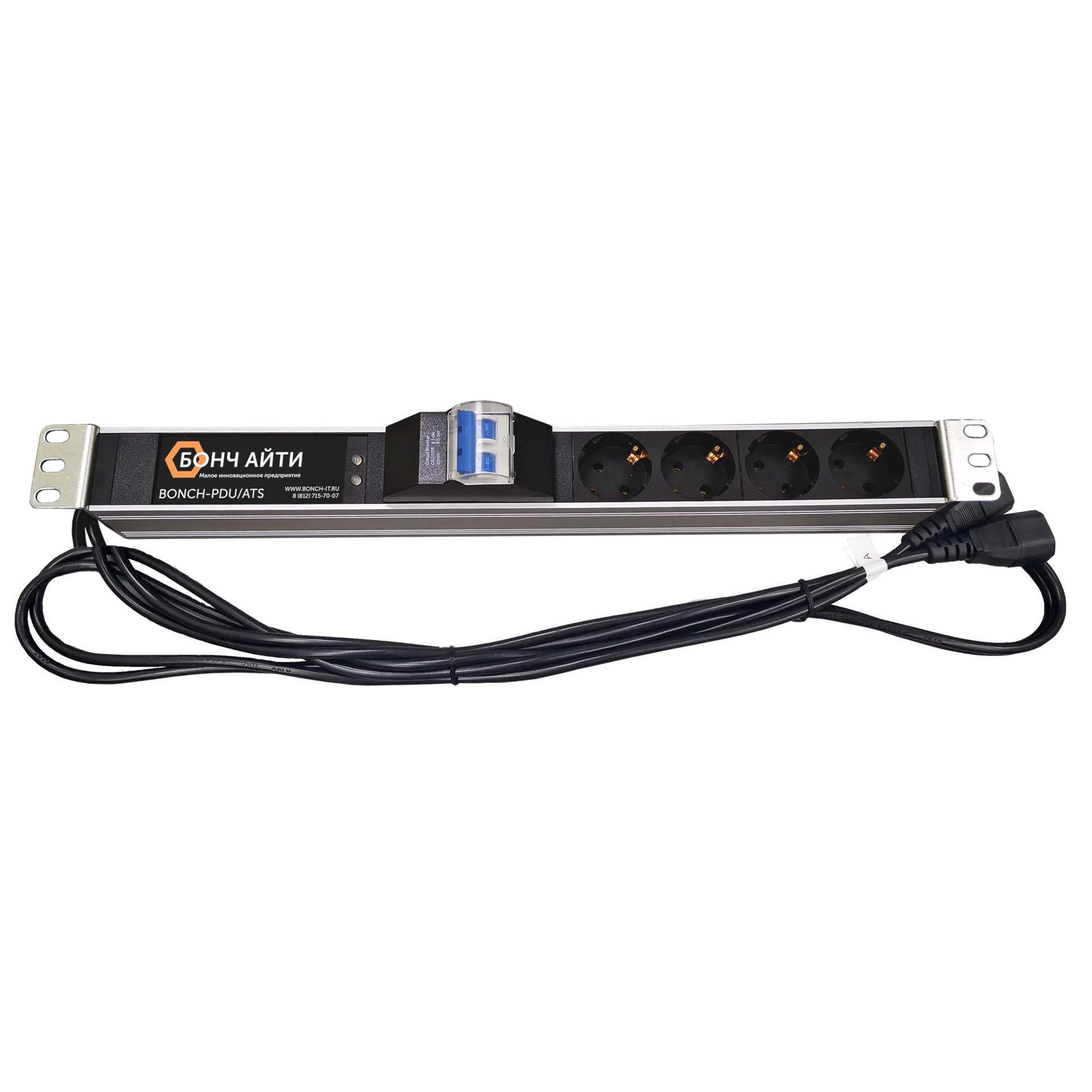 Блок розеток с АВР BONCH-ATS/PDU 8A-4S-Av-C14/C14