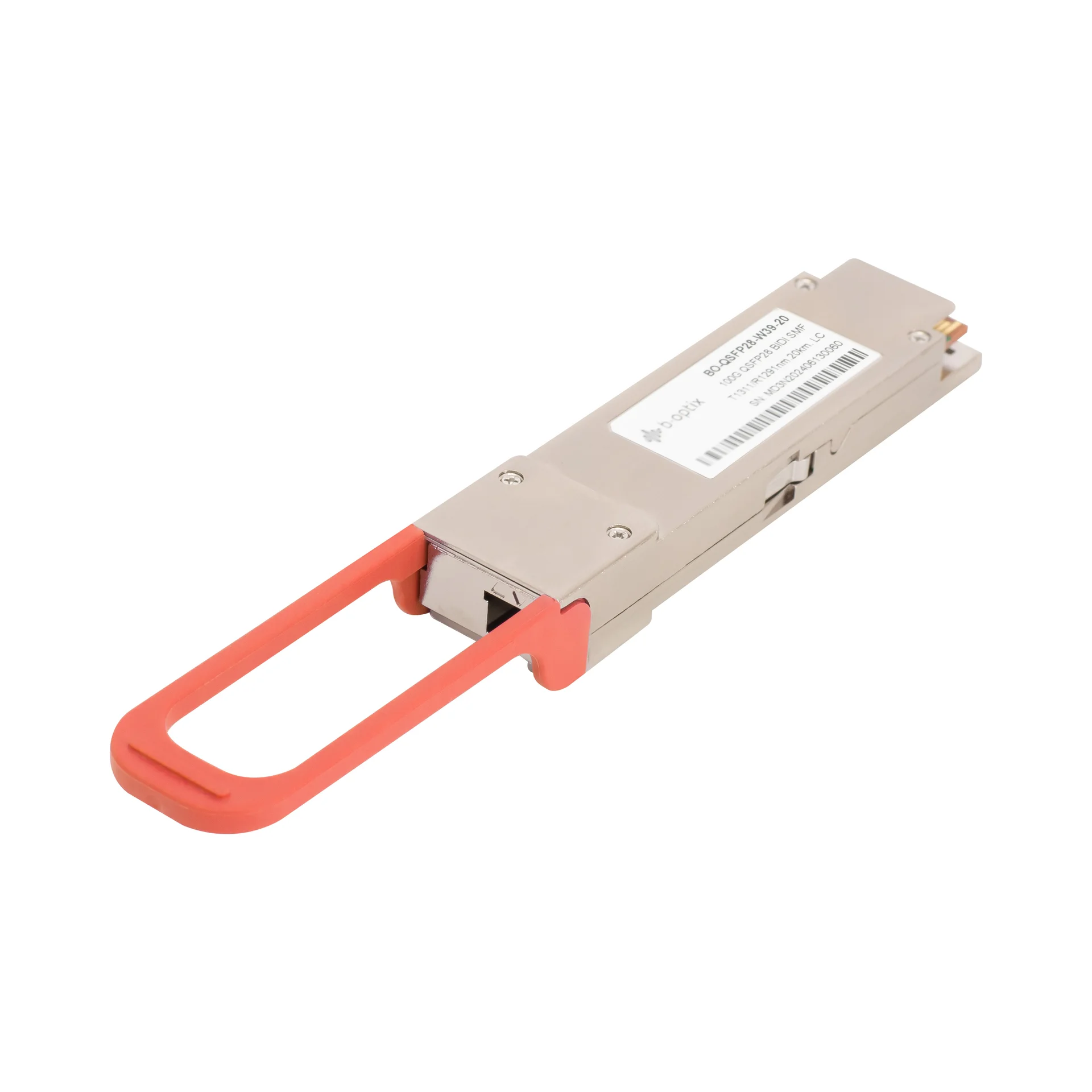 Модуль B-OptiX, QSFP28 100GBASE, BiDi, 1311нм, разъем LC дальность до 20км