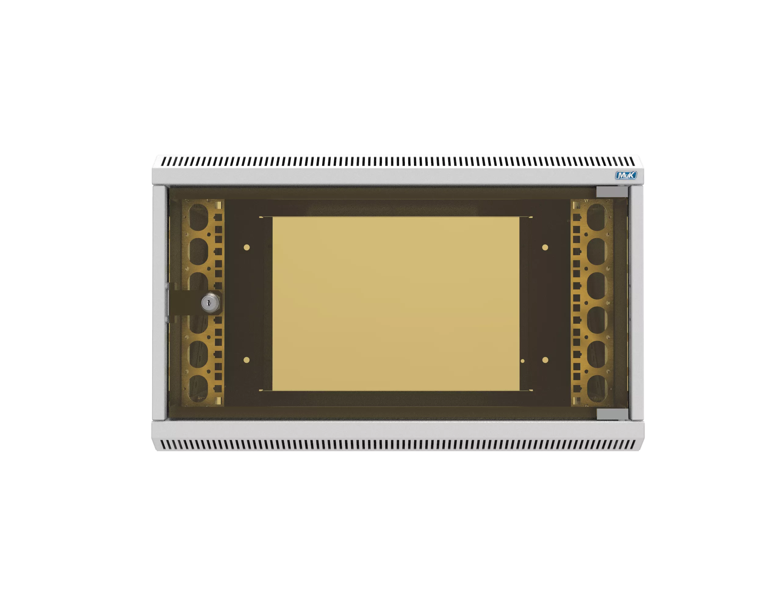 Шкаф телекоммуникационный настенный разборный МИКсистем 19" Lite 6U 600*350  дверь стекло