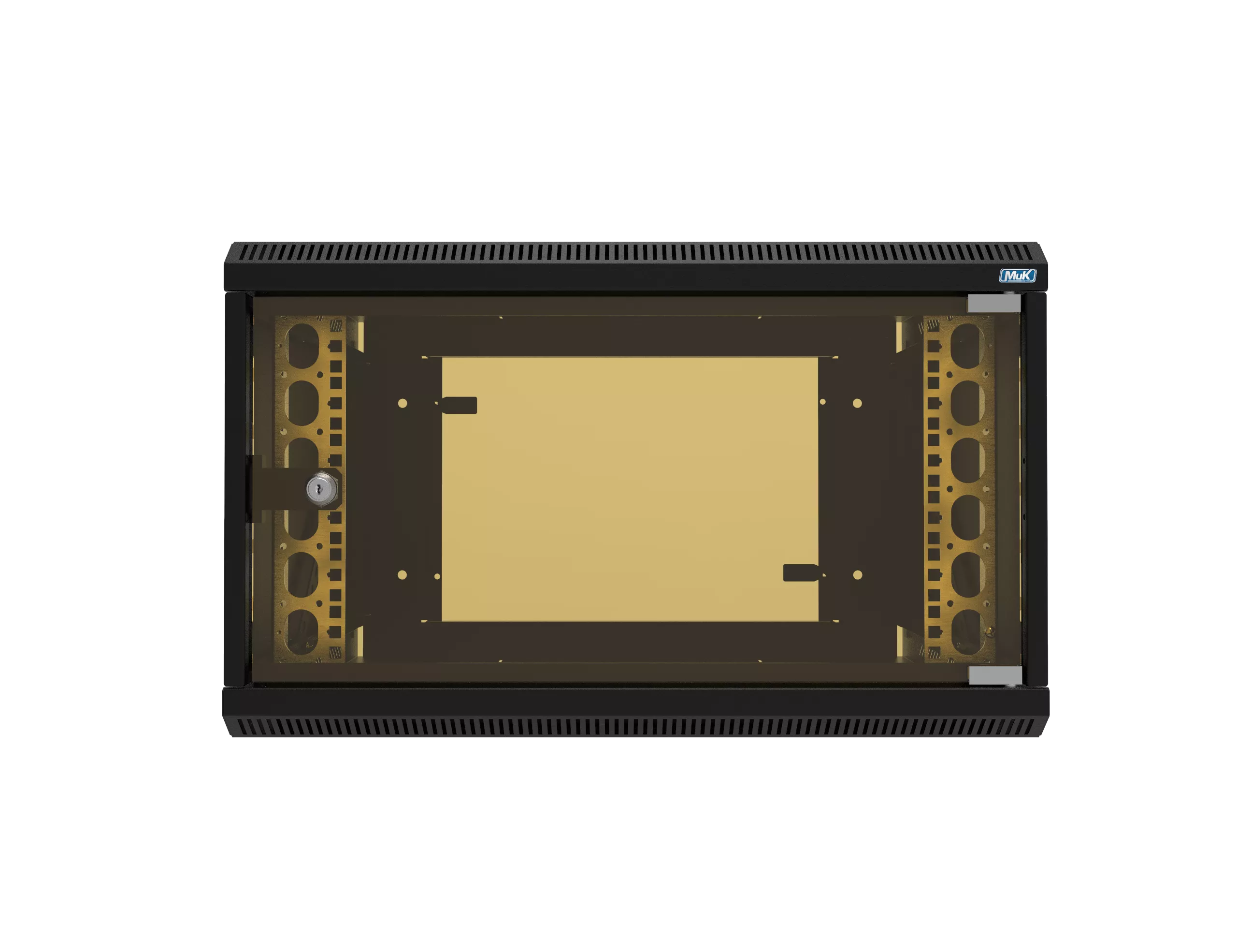 Шкаф телекоммуникационный настенный разборный МИКсистем 19" Lite 9U 600*350 дверь стекло