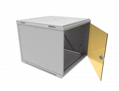Шкаф телекоммуникационный настенный разборный МИКсистем 19" Lite 9U 600*600 дверь стекло