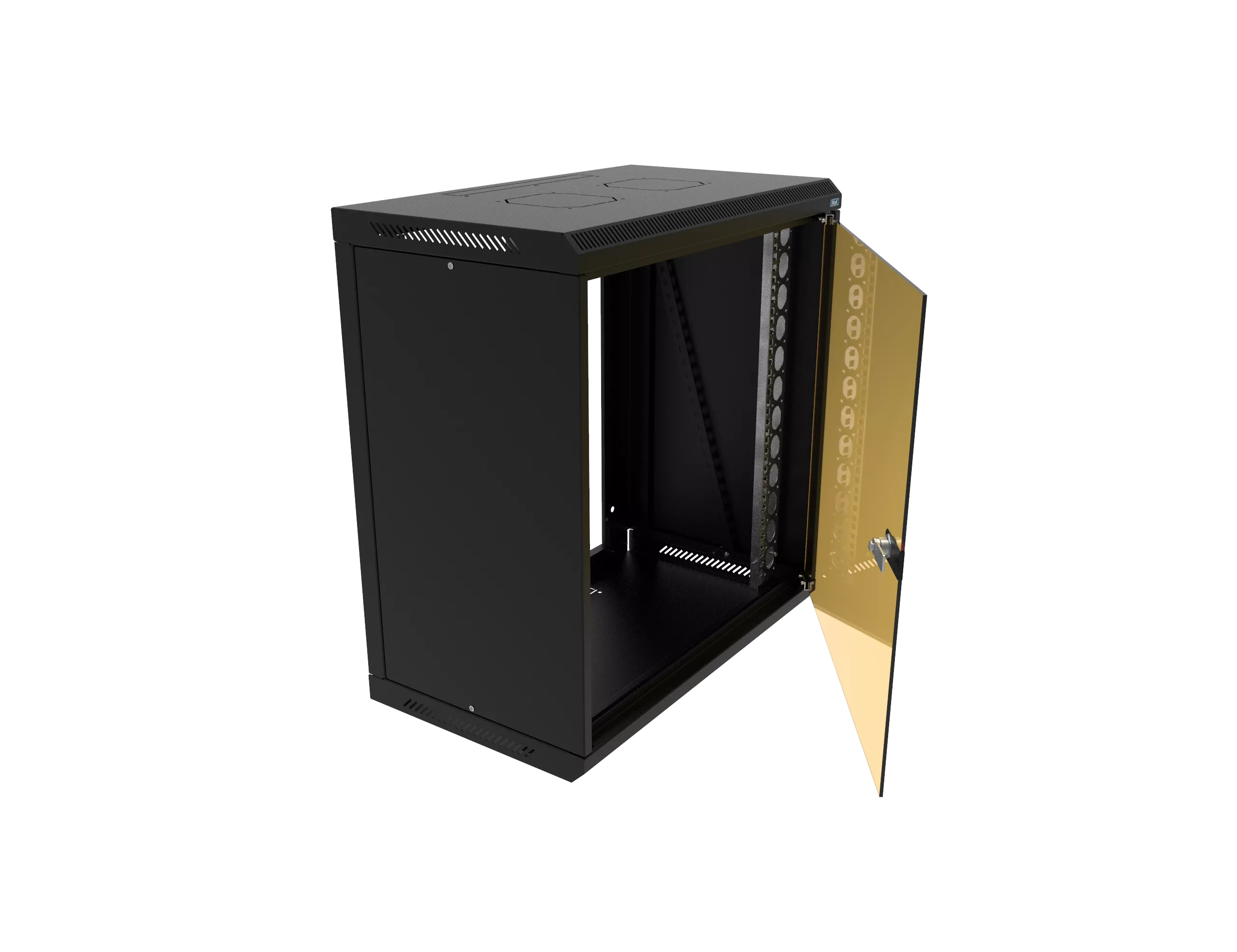 Шкаф телекоммуникационный настенный разборный МИКсистем 19" Lite 12U 600*350 дверь стекло