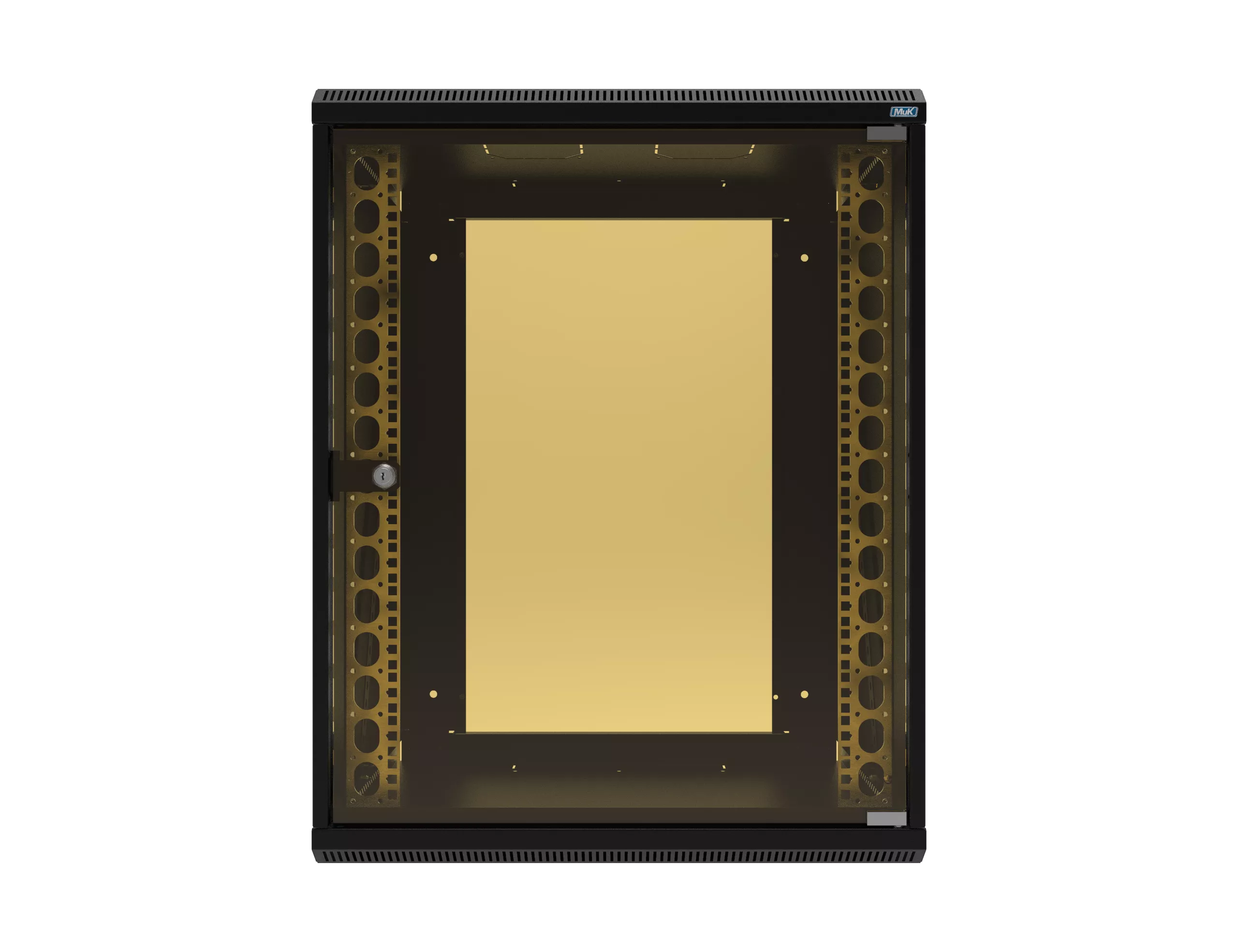 Шкаф телекоммуникационный настенный разборный МИКсистем 19" Lite 15U  600*450 дверь стекло