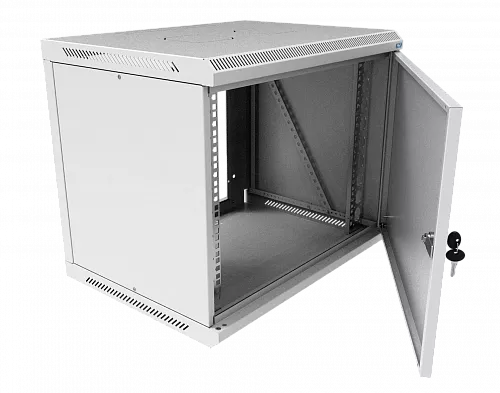 Шкаф телекоммуникационный настенный разборный МИКсистем 19" Basis 15U 600*600 дверь металл