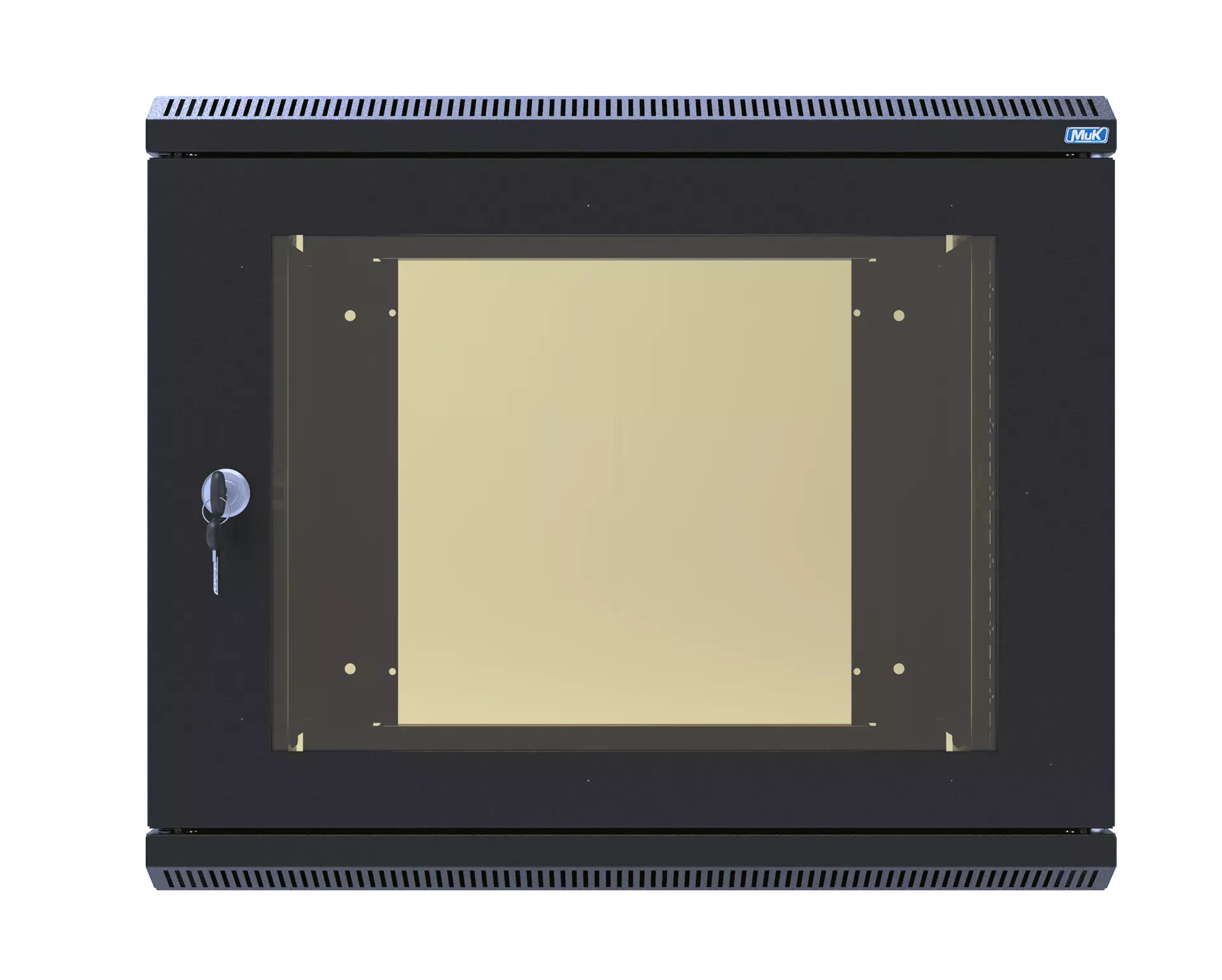 Шкаф телекоммуникационный настенный разборный МИКсистем 19" Basis 6U 600*600 дверь стекло