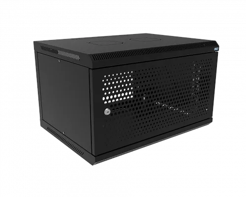 Шкаф телекоммуникационный настенный разборный МИКсистем 19" Basis 6U 600*450  дверь перфорация