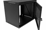 Шкаф телекоммуникационный настенный разборный МИКсистем 19" Basis 9U 600*350 дверь перфорация