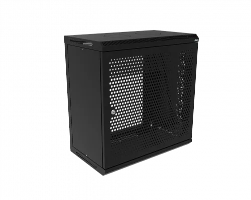 Шкаф телекоммуникационный настенный разборный МИКсистем 19" Basis 12U 600*450 дверь перфорация