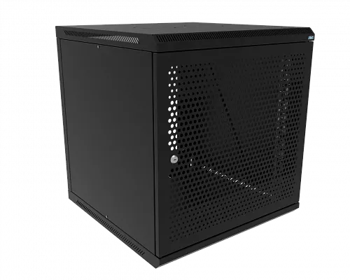Шкаф телекоммуникационный настенный разборный МИКсистем 19" Basis 12U 600*600 дверь перфорация