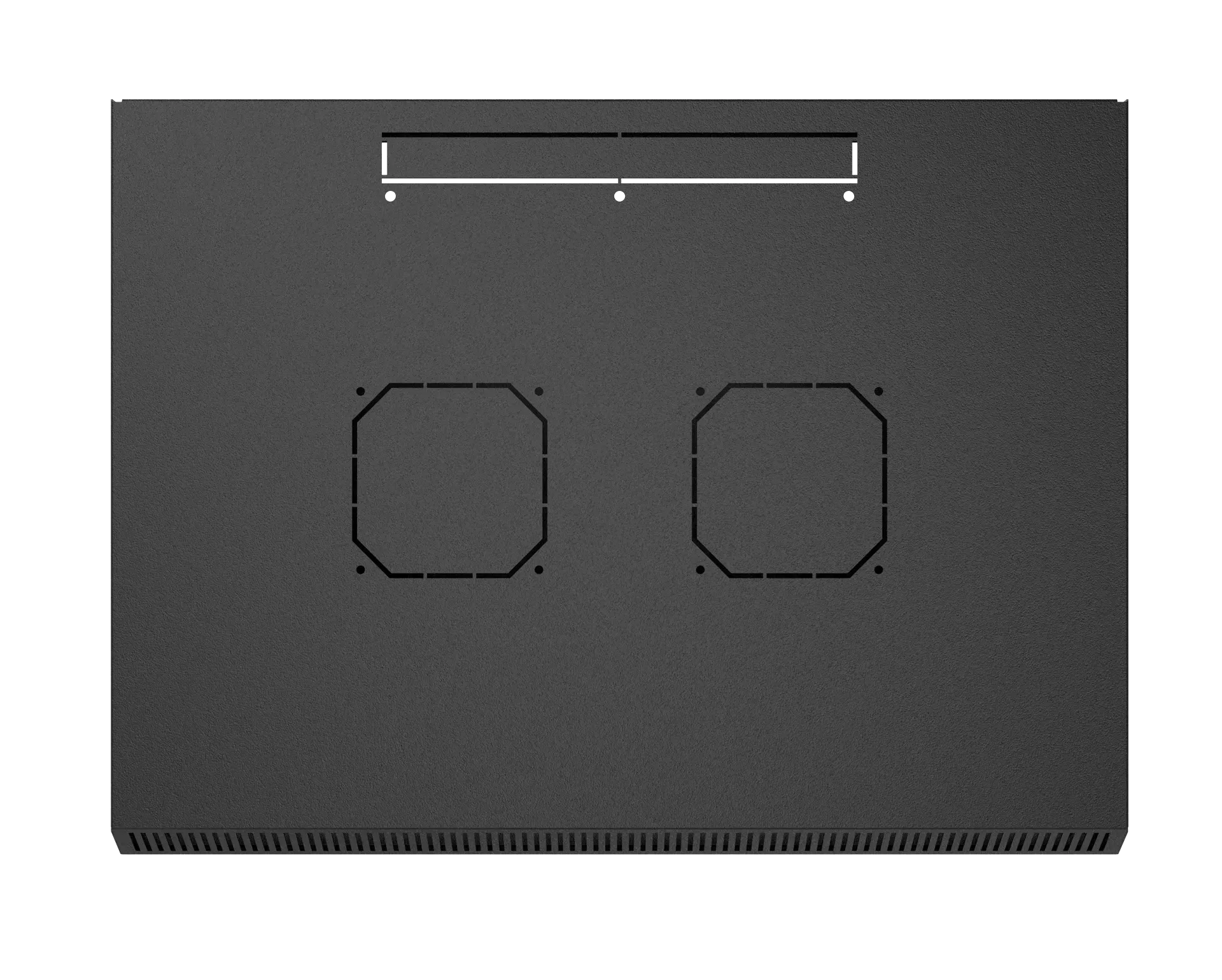 Шкаф телекоммуникационный настенный разборный МИКсистем 19" Basis 6U 600*450 дверь перфорация+стекло