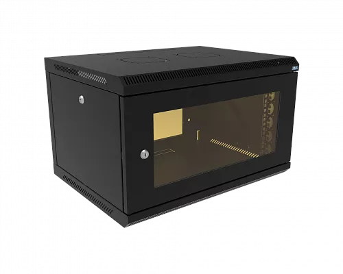 Шкаф телекоммуникационный настенный разборный МИКсистем 19" Keys 6U 600*450  дверь стекло