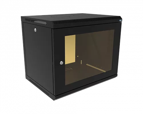 Шкаф телекоммуникационный настенный разборный МИКсистем 19" Keys 9U 600*450 дверь стекло