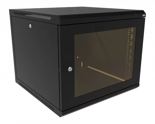 Шкаф телекоммуникационный настенный разборный МИКсистем 19" Keys 9U 600*600 дверь стекло