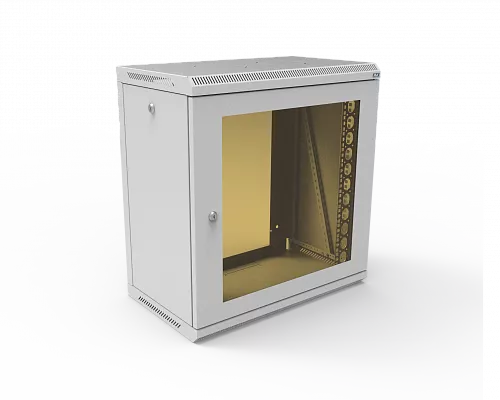 Шкаф телекоммуникационный настенный разборный МИКсистем 19" Keys 12U 600*350 дверь стекло