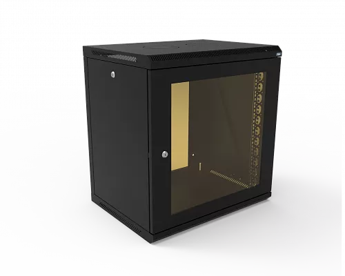 Шкаф телекоммуникационный настенный разборный МИКсистем 19" Keys 12U 600*450 дверь стекло