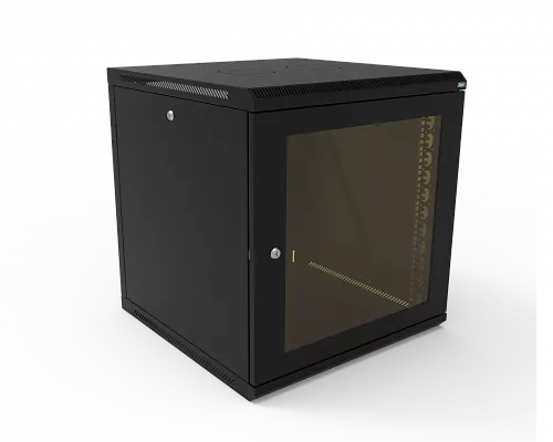 Шкаф телекоммуникационный настенный разборный МИКсистем 19" Keys 12U 600*600 дверь стекло
