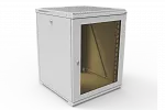 Шкаф телекоммуникационный настенный разборный МИКсистем 19" Keys 15U  600*600 дверь стекло