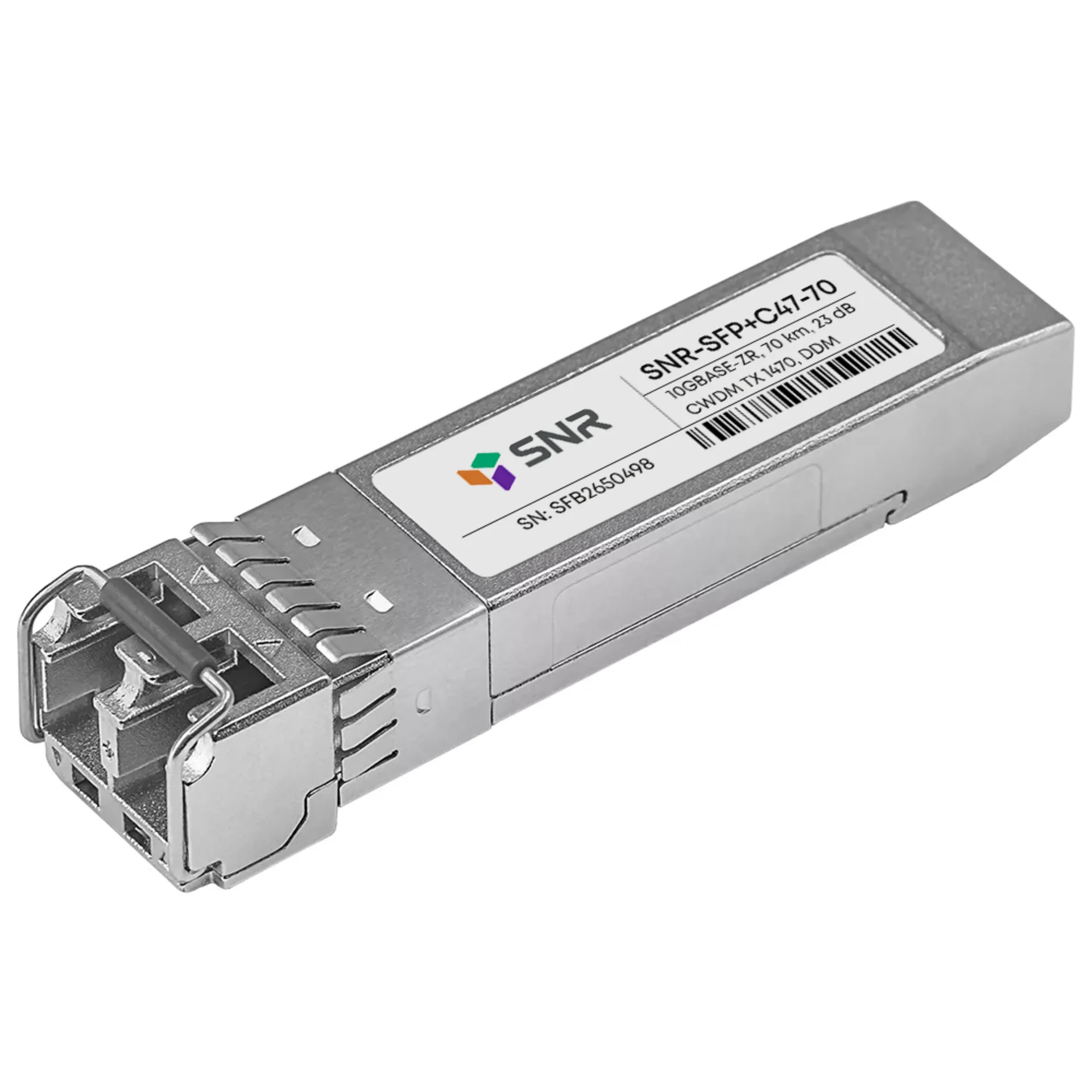 Модуль SFP+ CWDM оптический, дальность до 70км (23dB), 1470нм