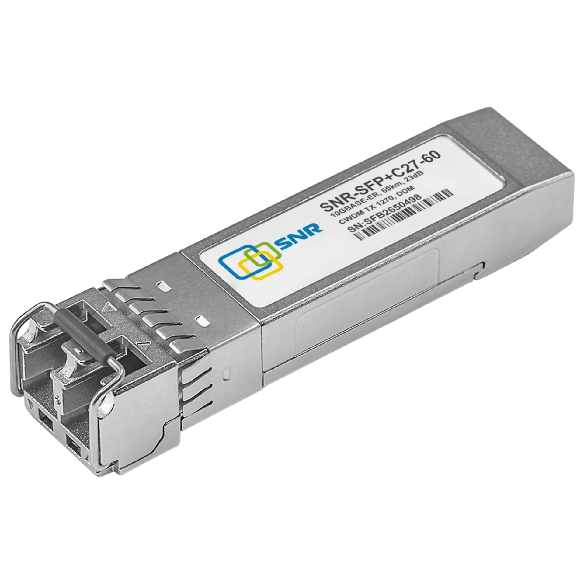 Модуль SFP+ CWDM оптический, дальность до 60км (23dB), 1270нм