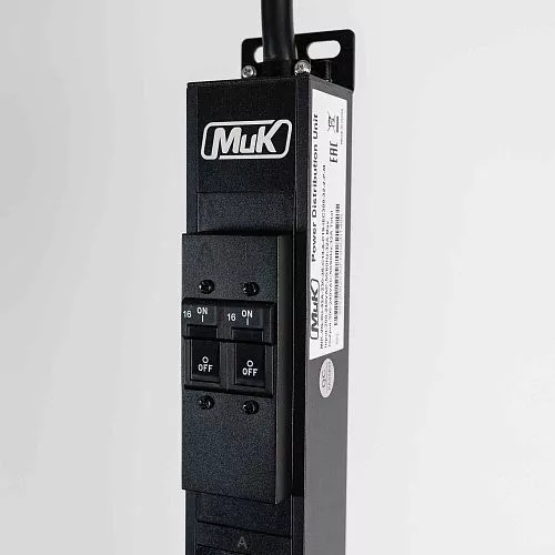 MIK-2G-0U-32A-230-36-C13-6-C19-IEC309-32-2-P-M Блок розеток вертик с мониторингом МИКсистем