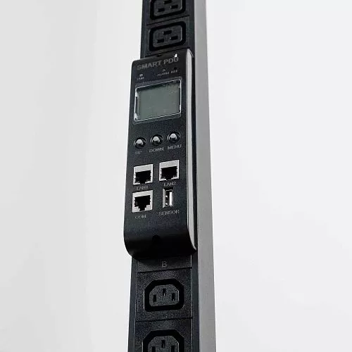 MIK-2G-0U-32A-230-36-C13-6-C19-IEC309-32-2-P-M Блок розеток вертик с мониторингом МИКсистем
