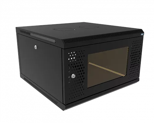 Шкаф телекоммуникационный настенный разборный МИКсистем 19" Keys 6U 600*600 дверь перфорация+стекло