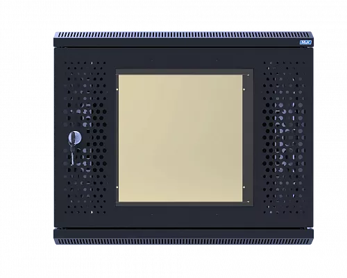 Шкаф телекоммуникационный настенный разборный МИКсистем 19" Keys 9U 600*600 дверь перфорация+стекло