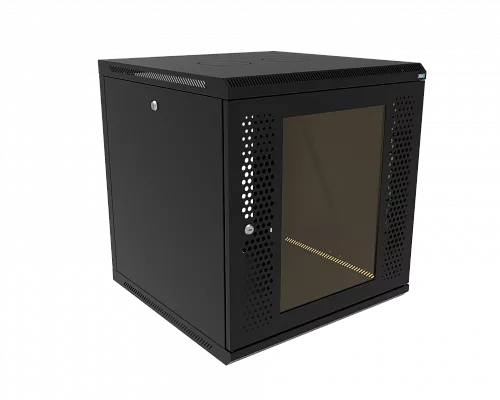 Шкаф телекоммуникационный настенный разборный МИКсистем 19" Keys 12U 600*600 дверь перфорация+стекло