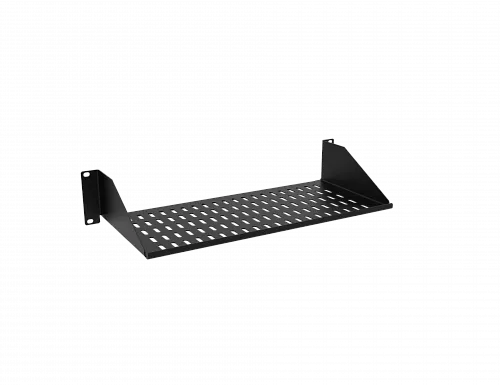 Полка консольная перфорированная МИКсистем креп. за 1 раму до 25 кг 2U 200mm