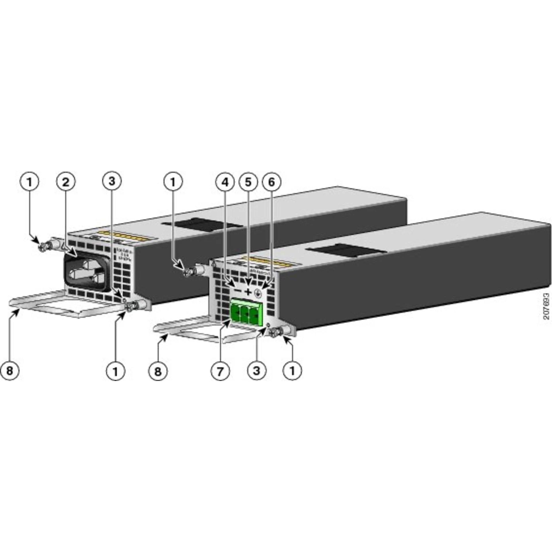 Блок питания Cisco ASR1001-PWR-AC