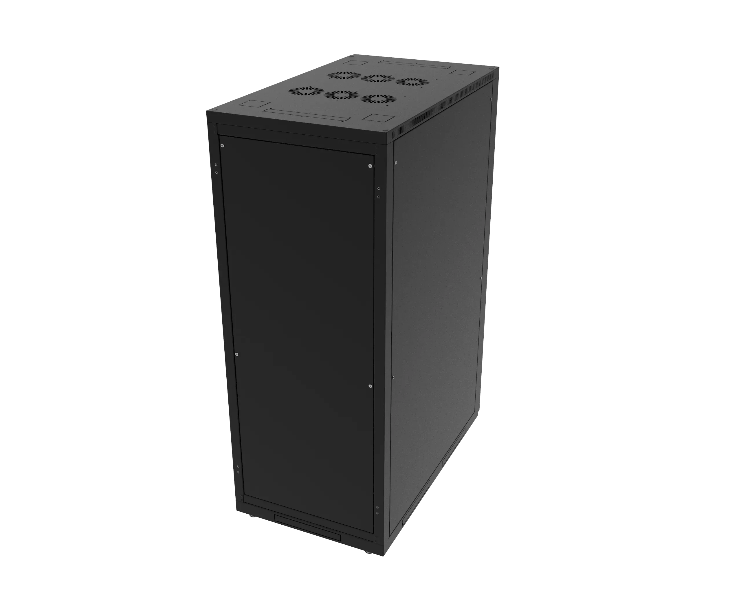 Шкаф телекоммуникационный напольный МИКсистем 19" серия ECO+ 27U 600*1000 дверь металл