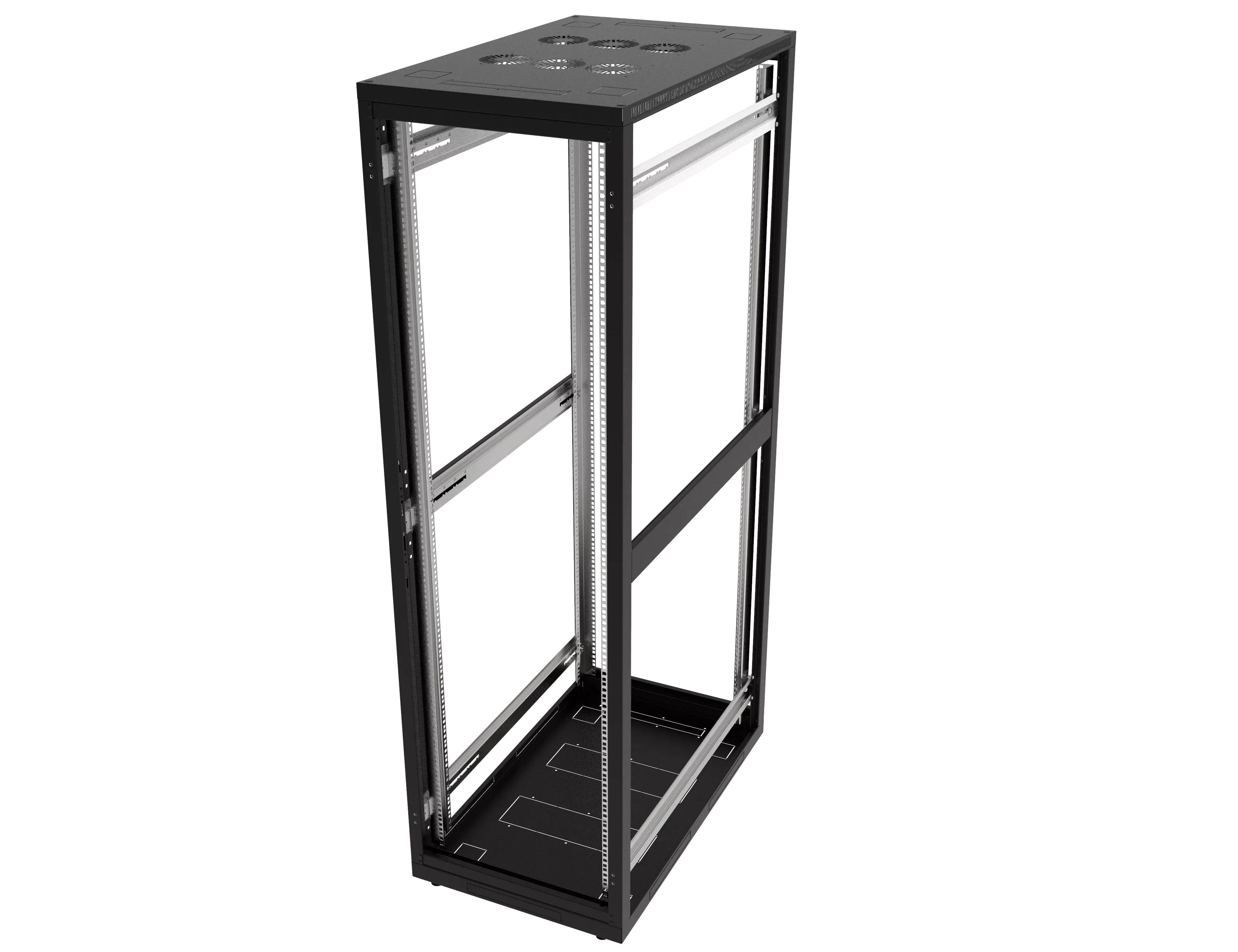 Шкаф телекоммуникационный напольный МИКсистем 19" серия ECO+ 36U 600*1000 дверь металл