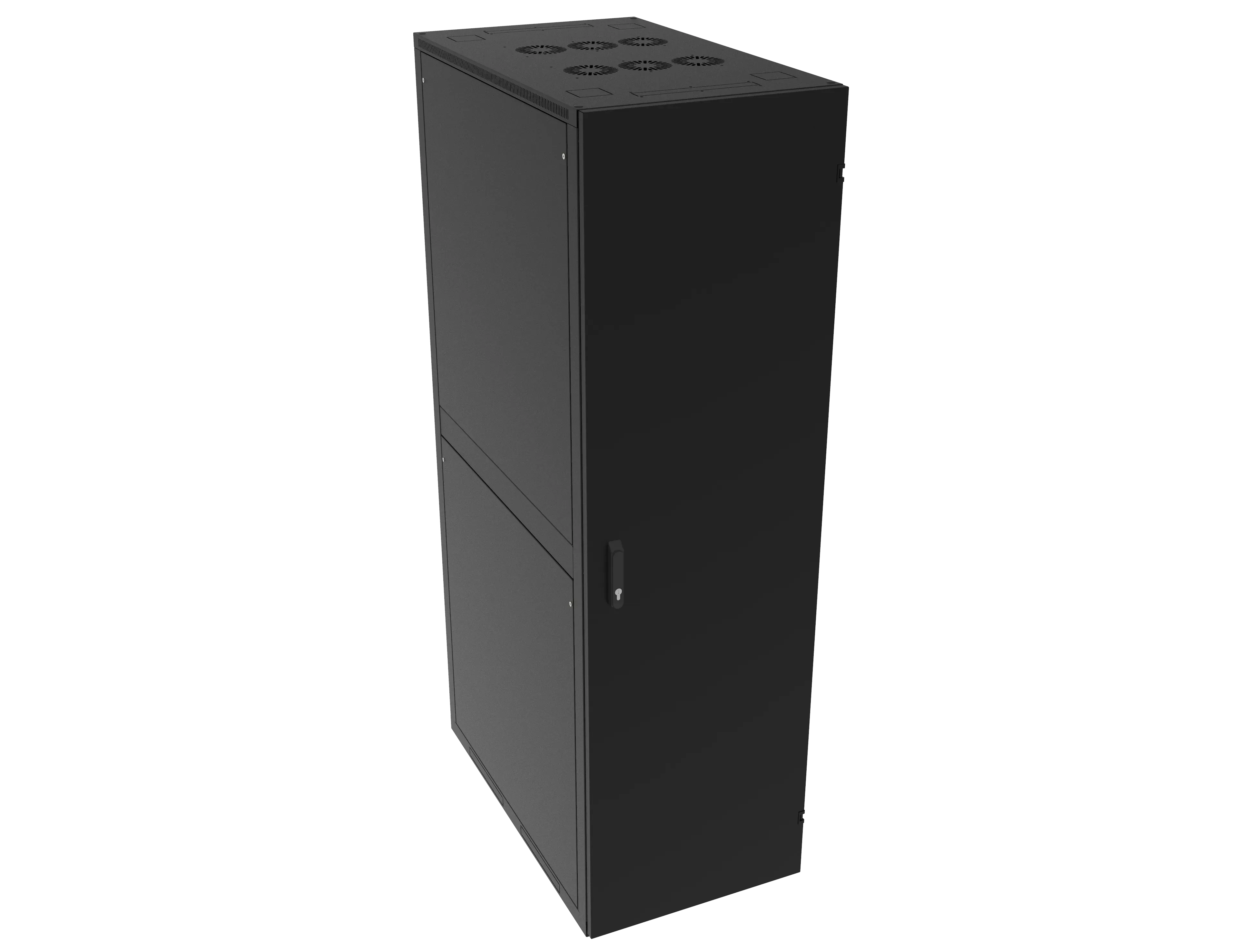 Шкаф телекоммуникационный напольный МИКсистем 19" серия ECO+ 48U 600*1000 дверь металл