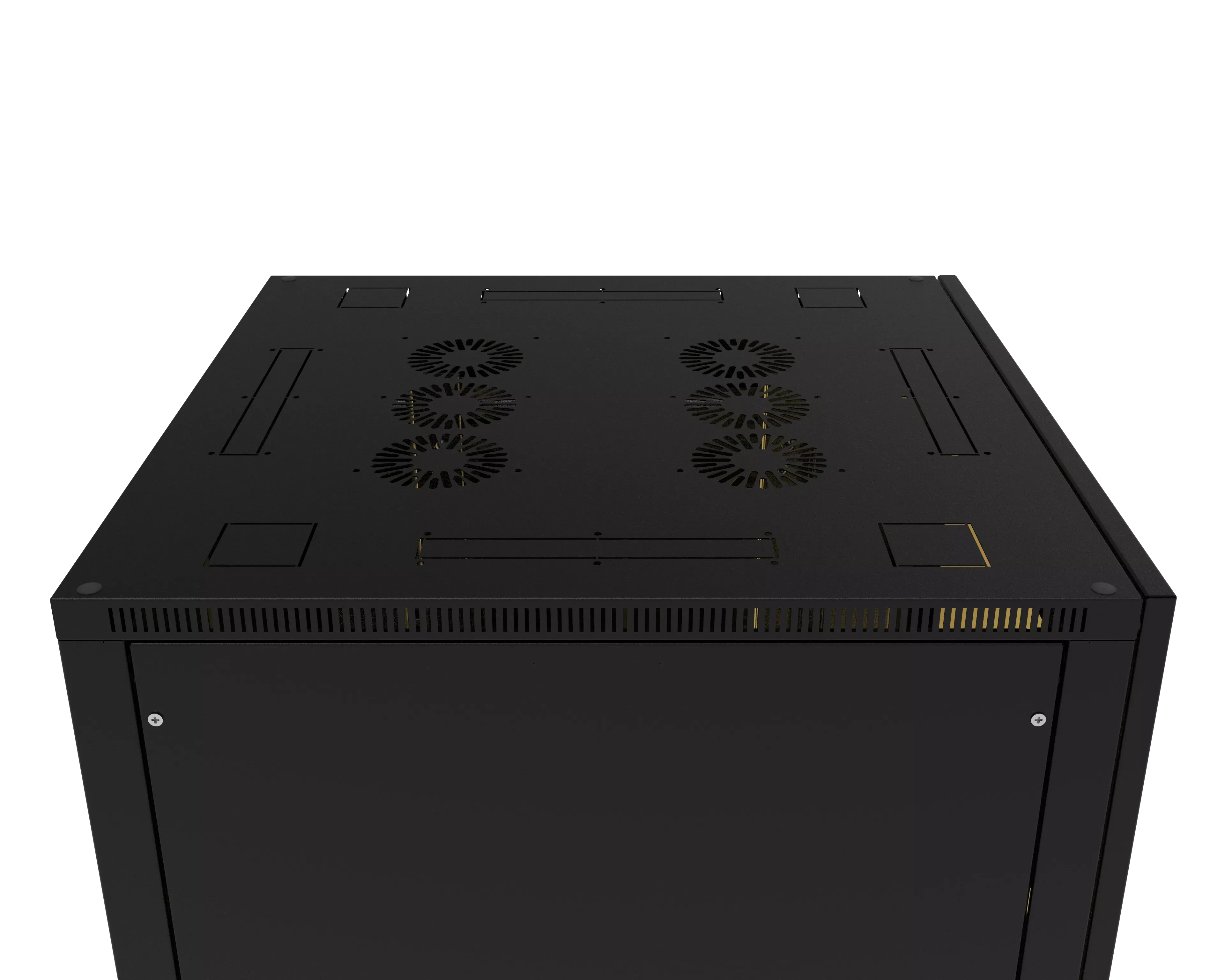 Шкаф телекоммуникационный напольный МИКсистем 19" серия ECO+ 48U 800*800 дверь металл