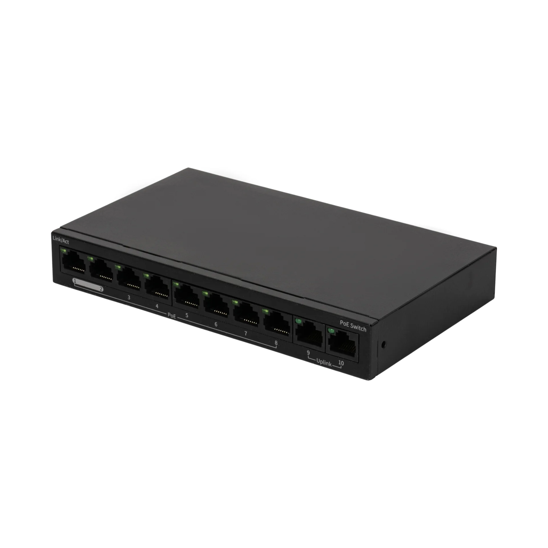 Неуправляемый 8 портовый POE коммутатор Uniview NSW2020-10T-POE-IN-NB