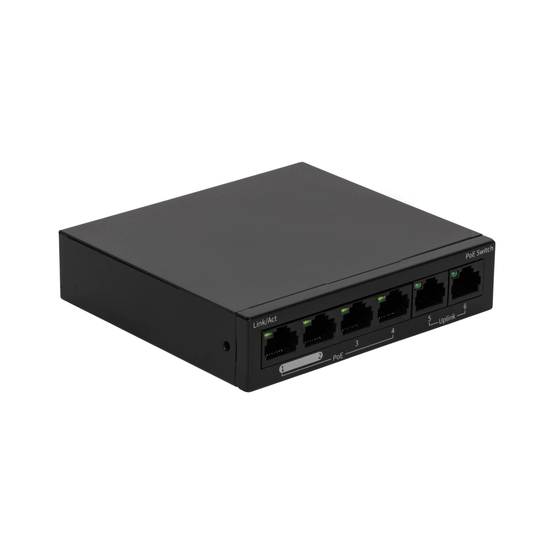 Неуправляемый 4 портовый POE коммутатор Uniview NSW2020-6T-POE-IN-NB