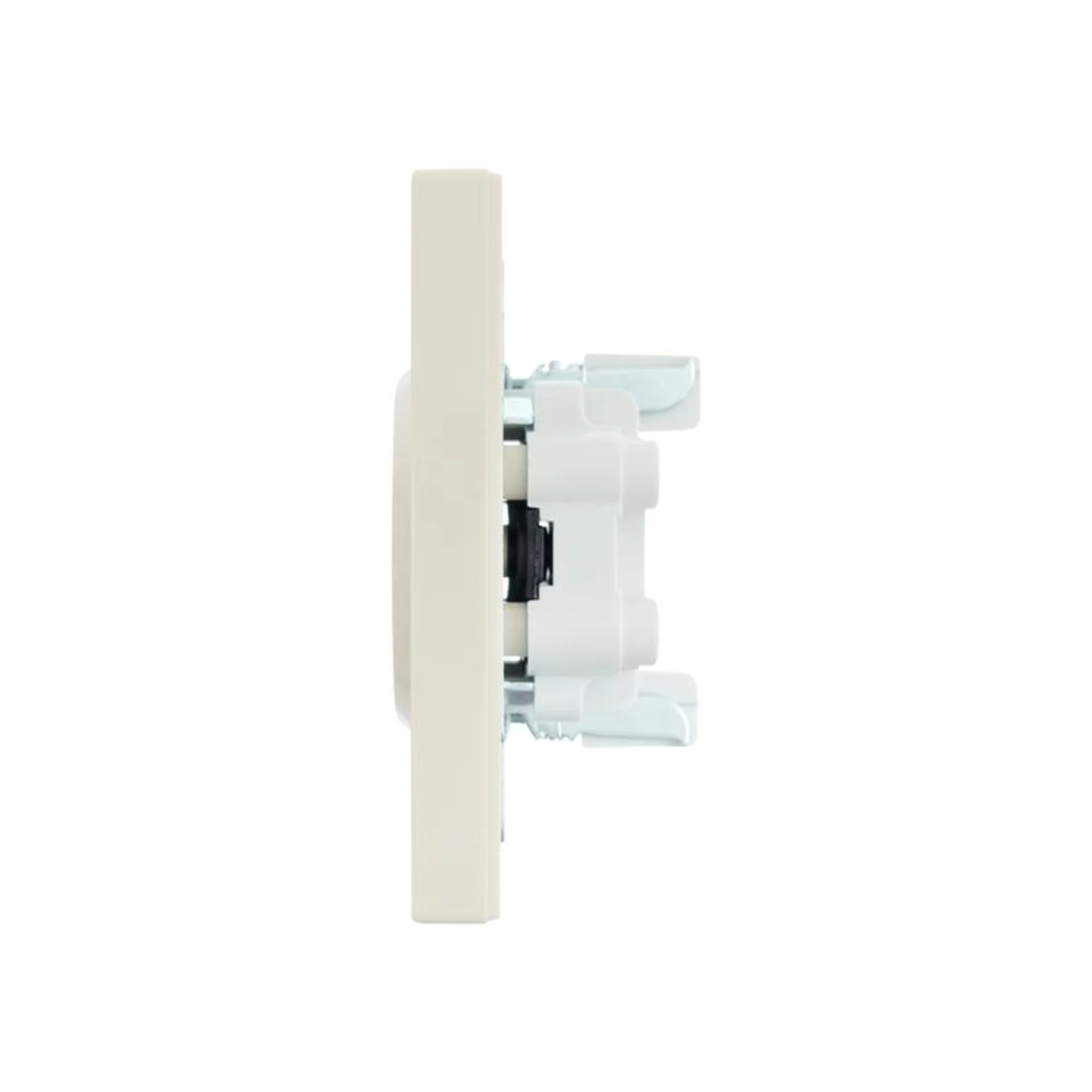 Розетка 2-м СП VESNA без заземл. ПБТ кремов. LEZARD 742-0300-128B