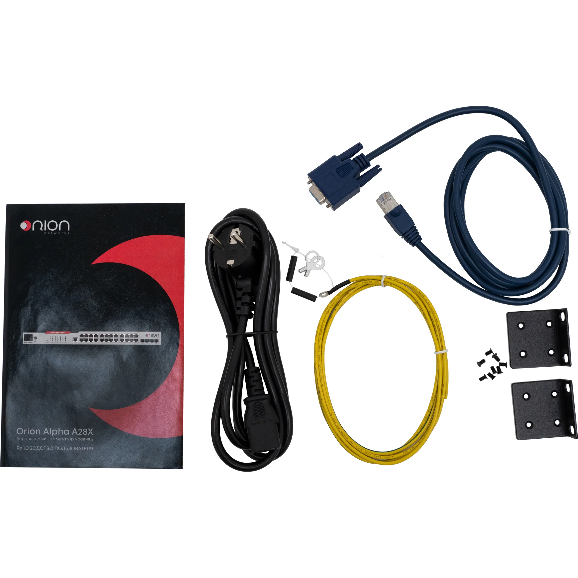 Управляемый коммутатор уровня 2 Orion Alpha A28X, 24x 10/100/1000Base-T, 4x 1/10GE SFP+, БП 100-220VAC
