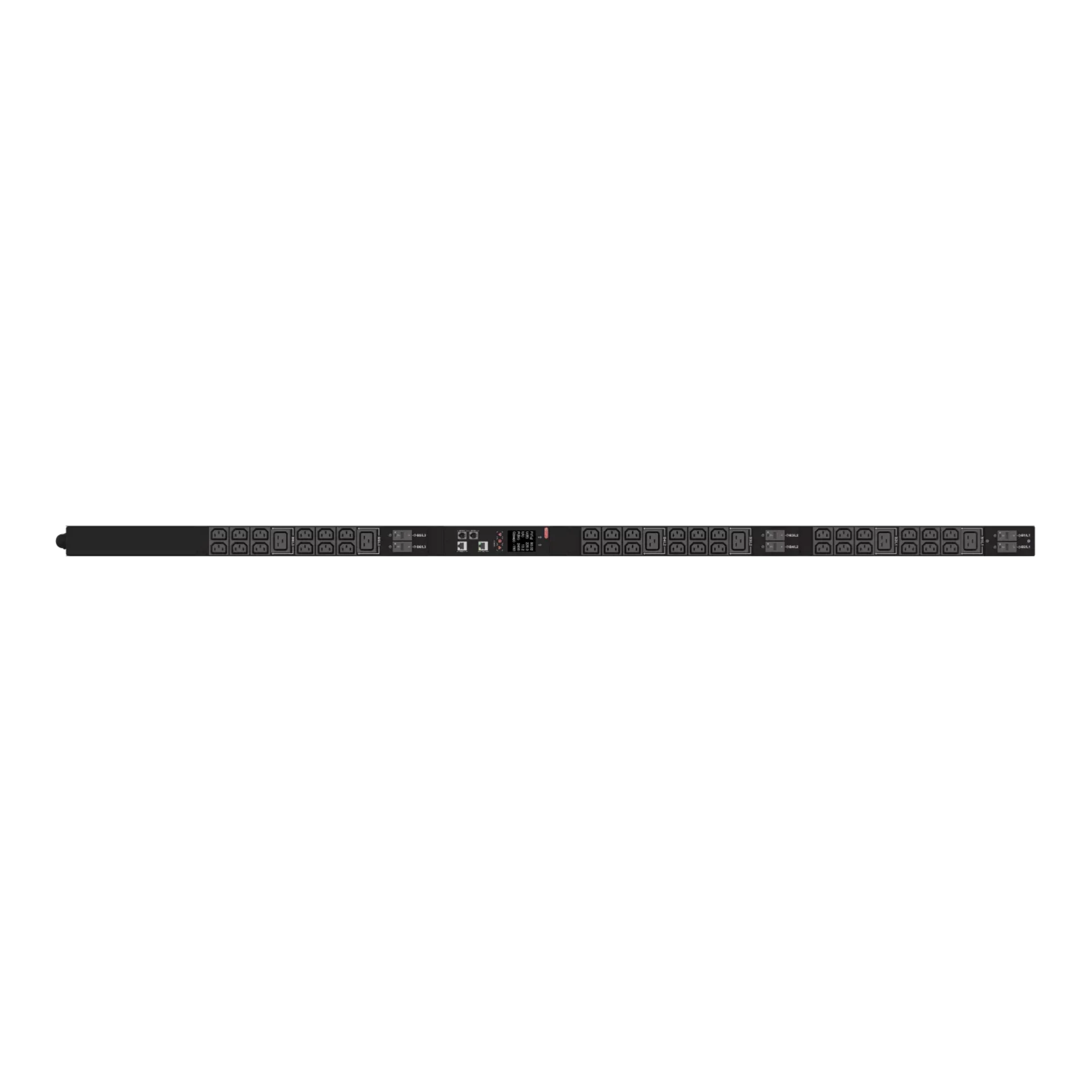 Блок розеток интеллектуальный iPDU-6011: ZeroUnit, 230V, 32А, in IEC60309 P+N+E, out (6) C19; (36) C13 без фиксации