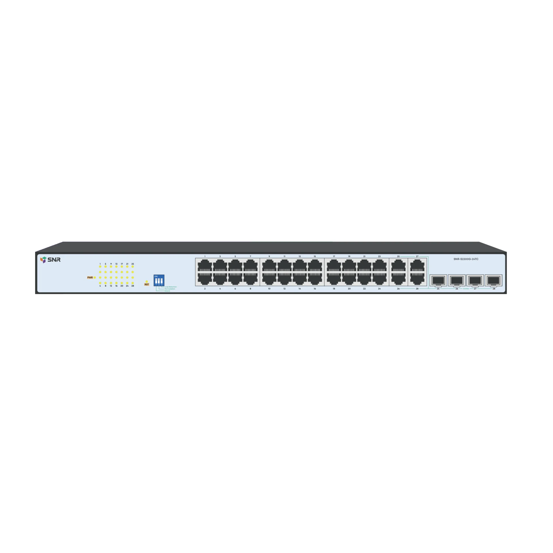 Управляемый Web Smart коммутатор уровня 2 SNR-S2300G-24TC